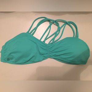 Abercrombie & Fitch bikini top. L. Green. Pretty. Strappy back.